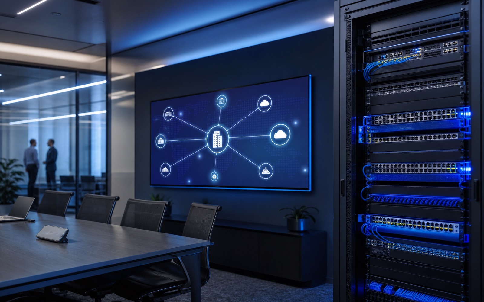 Wide Area Networking from Point Systems